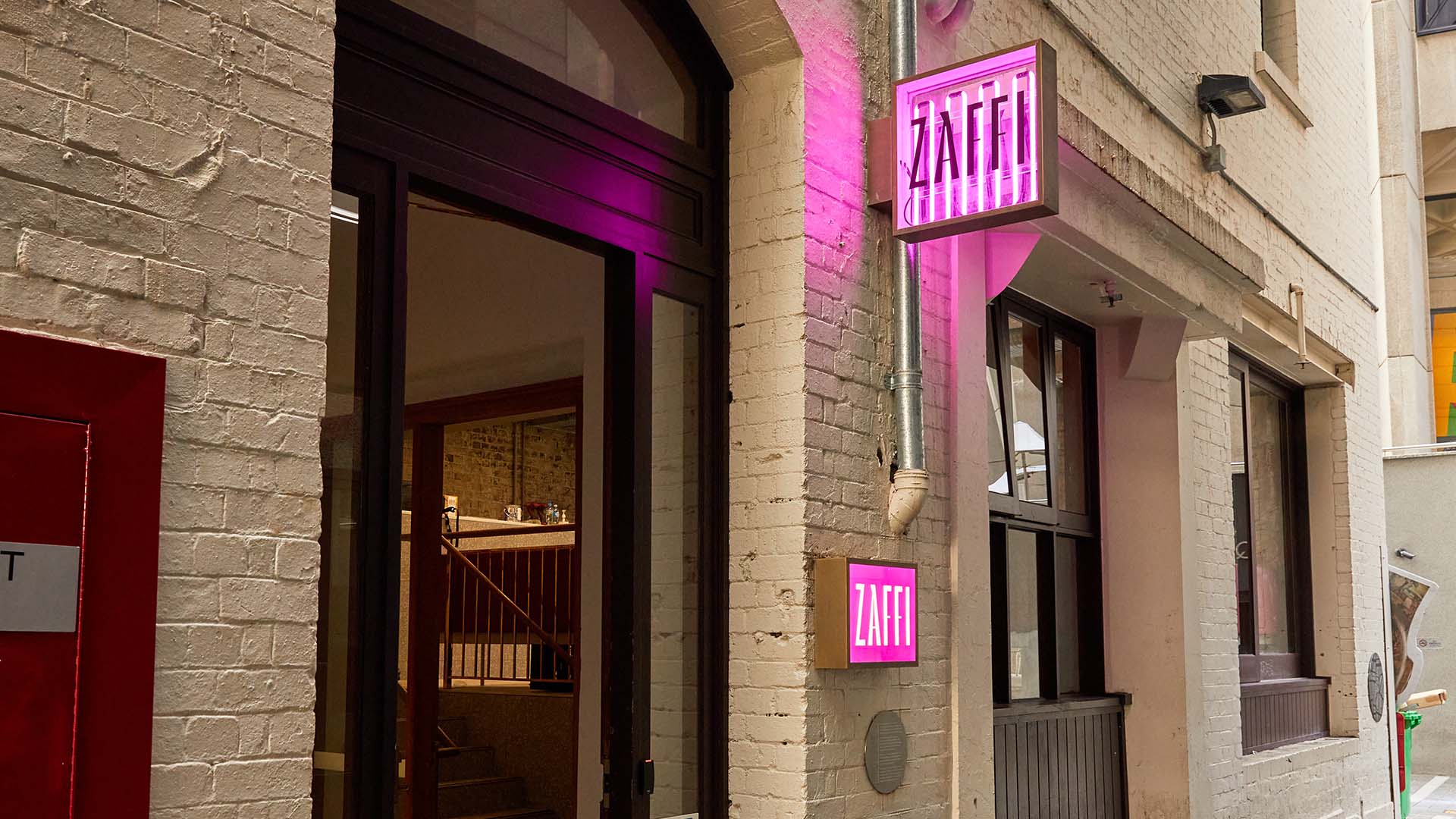 The CBD's New Neon-Lit Late-Night Restaurant and Bar Zaffi Keeps the Party Rolling Until 4am